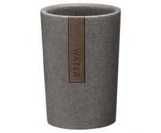 Sealskin Becher Pierra, Polyresin, Farbe: Grau