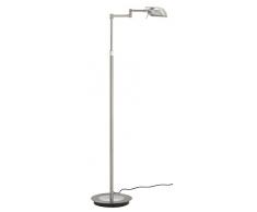 Briloner Leuchten Stehlampe, Stehleuchte, Wohnzimmerlampe, Deckenfluter, Standleuchte, LED Fluter, Standlicht, Wohnzimmerleuchte, Leseleuchte, LED Standleuchte, dimmbar, höhenverstellbar