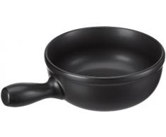 Spring 2896205024 Eco Fondue Caquelon, Edelstahl, schwarz, 10,4 x 25,6 x 35,6 cm