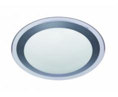 Reality Leuchten Deckenleuchte/Acrylring klar/Kunstoff weiß/inklusive SMD LED 12W, 700 lm, 3000K / ø 33 cm R62511200