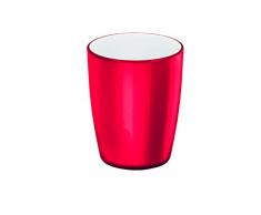 Kleine Wolke 5827459852 2 Zahnputzbecher Joker, Bad-Accessoire, mohnrot