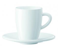 Jura 66497 2er-Set inklusive Unterteller weiß Espressotassen, Porzellan, 5.5 cm, 2-Einheiten