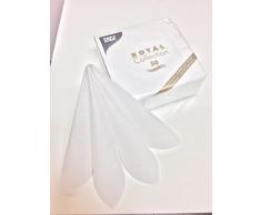 Papstar, 50 Servietten ROYAL Collection 1/4-Falz 25 cm x 25 cm weiss, #86243