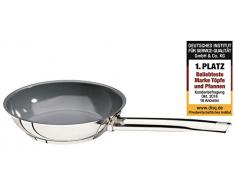 Schulte-Ufer 6872-20 i Bratpfanne Green Life, Edelstahl, 20 cm