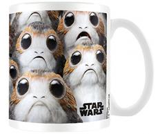 Star Wars MG24937 The Last Jedi Many Porgs Coffee Mug Kaffeetassen, porzellan, Mehrfarbig