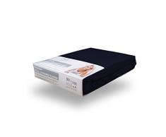 MSS Boxspring-und Wasserbetten Spannbetttuch, Baumwoll-Mischgewebe, Marine, 200 x 200 x 20 cm