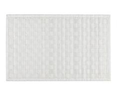 Wenko Badematte Adria Unterseite rutschhemmend, Polypropylen, weiÃ, 50 x 80 x 1 cm