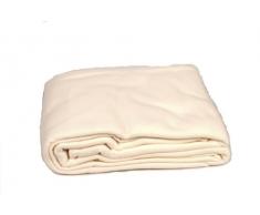 Comptoir du Linge Fleecedecke, Ecru, Elfenbein, 240 x 260