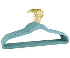 Signature Home Velvet Hangers Kleiderbügel, Bellini/Kupfer