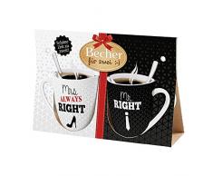 Für Dich 1010768410 Becher, Porzellan, Mehrfarbig, 5 x 2 cm