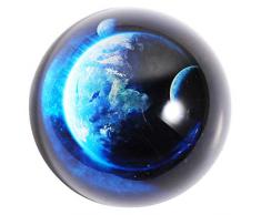 HANUR K9Crystal Galaxy Briefbeschwerer Glas Globe Halbkugel Presse Fall Kreative Dekoration Geschenk Dekoration 8