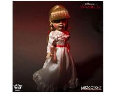 Living Dead Dolls Presents Annabelle (The Conjuring) Puppe aus Kunststoff, Kleidung aus Stoff, von Mezco Toys.