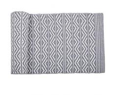 Penguin Home Handmade Weave Dekorative Party Stilvolle 100% Baumwolle Tischläufer NATO Grau - 36cmx180cm