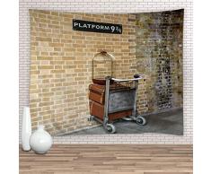 Feierman Wandteppich für Harry Potter Magie Wanddekoration, 100 % Polyester, Kinderzimmer-Dekoration (70x70Inches)(180x180cms) Cwt-289
