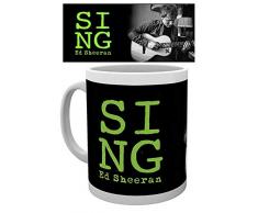 empireposter - Sheeran, Ed - Sing - Größe (cm), ca. Ø8,5 H9,5 - Lizenz Tassen, NEU - Beschreibung: - Keramik Tasse, weiß, bedruckt, Fassungsvermögen 320 ml, offiziell lizenziert, spülmaschinen- und mikrowellenfest -