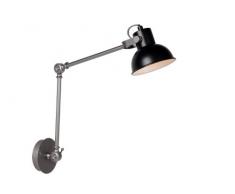 Lucide CRUNCH - Wandleuchte - Ã 14 cm - Schwarz