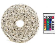 MÜLLER-LICHT LED Strip RGB mit Fernbedienung, Plastik, 24 W, weiß, 21 x 2 x 22.5 cm