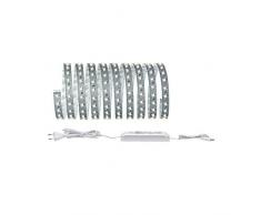 Paulmann 705.79 Function MaxLED 500 Basisset 3m Warmweiß 20W 230/24V 36VA Silber 70579 LED Lichtband Lichtstreifen Lichtschlauch