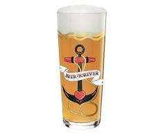 RITZENHOFF Next Wheat Beer Weizenbierglas von Liana Cavallaro, aus Kristallglas, 500 ml