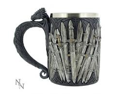 Nemesis Now Sword Bierkrug, 17 cm, silberfarben