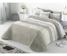 Casa Creativa Aranda, Tagesdecke mit Dekokissen 180x270x1 cm beige