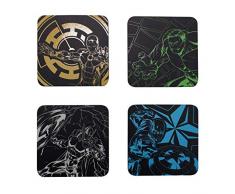 Half Moon Bay Untersetzer, Mehrfarbig