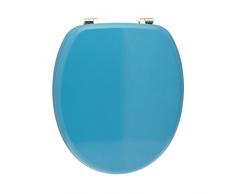 Carpemodo WC Sitz Toilettendeckel Holz WC Deckel Blau