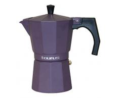 Taurus Italica Elegance 12T – Italienische Kaffeemaschine auf Feuer, Aluminium 9 tazas braun