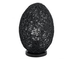 EGLO 93378 Tischleuchte, Metall, E27, braun