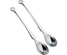 Alessi Caccia Salatbesteck glänzend poliert, Edelstahl, 35 x 31.4 x 29 cm, 2-Einheiten