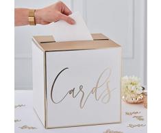 Ginger Ray Gold Foiled Table Card Holder Briefkasten
