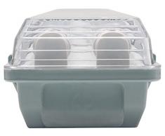 Müller Licht 20800199 A+ LED Wannenleuchte Aqua-Promo 2 x 18 W Röhre, Plastik, grau, 126.5 x 11.5 x 8.6 cm