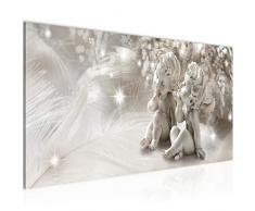 Bilder Engel Wandbild 100 x 40 cm Vlies - Leinwand Bild XXL Format Wandbilder Wohnzimmer Wohnung Deko Kunstdrucke Braun 1 Teilig - MADE IN GERMANY - Fertig zum Aufhängen 025012a