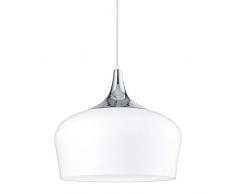 EGLO OBREGON Hängeleuchte, Stahl, 60 W, weiss, chrom