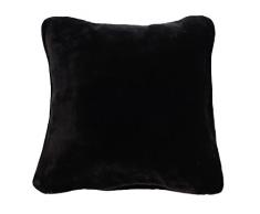 Gözze Premium Cashmere Kissenbezug, Polyester, Schwarz, 50 x 50 x 5 cm, 2-Einheiten