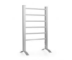 InnovaGoods Handtuchhalter Elektro, Wand und Boden, Aluminium, Grau, 55 x 91 x 35 cm