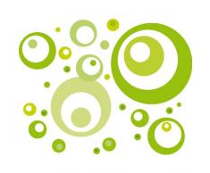 Eurographics DS-DT2061 Deco Sticker / Wandtattoo Lime Green Bubbles 50x70cm
