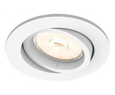 Philips Donegal Einbaustrahler, Fassung GU10, rund Bianco