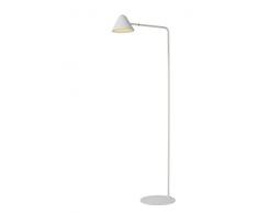 Lucide DEVON - Stehlampe Mit Leselampe - LED - 1x3W 3000K - Weiß