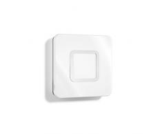 Steinel LED Innenleuchte RS LED M1 V2 Edelstahl, 9.5 W LED Wandlampe, 560 lm, 360° Bewegungsmelder, max. 8m Reichweite