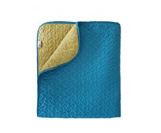 TED Bettüberwurf Moos 220x240 cm, nette Farben, fuer elegantes Schlafzimmer