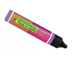 Kreul 49810 - PicTixx Pluster und Liner Pen, Plusterfarbe zum Dekorieren und Verzieren, für Dekoeffekte durch aufplustern im Backofen, mit Bügeleisen oder Fön, 29 ml Pen, lavendel