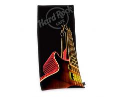 Herding HARD ROCK Badetuch, Großes Strandtuch, Original Hard Rock Café Lizenz, 80 x 180 cm cm, Baumwolle, Mehrfarbig