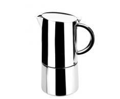 LACOR 62051 Kaffeekanne, Moka, Edelstahl, 10 Tassen
