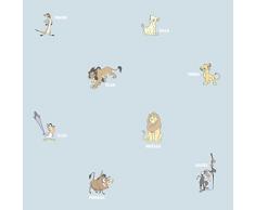 Rasch Textil Papiertapete Tapete - Kollektion Disney Fantasy Deco L30221 König der Löwen blau