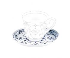 Eschenbach Porzellan Group Tallin Untertasse 14,5 cm Porzellan, Indischblau, 1 x 1 x 1 cm