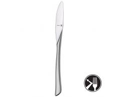 WMF Vorspeise-/ Dessertmesser Virginia Cromargan protect Edelstahl teilmattiert extrem kratzbeständig mit eingesetzter Messerklinge