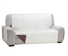 Martina Home Martina Dual Cover Sofaüberwurf mit wendbarer Polsterung 4 Plätze Beige/Braun