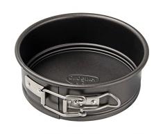 Dr. Oetker Springform Ø 12 cm, kleine Kuchenform mit Flachboden, runde Backform aus Stahl mit Antihaftbeschichtung (Farbe: schwarz), Menge: 1 Stück