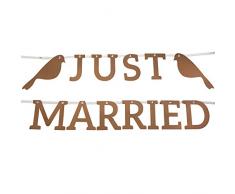 Neviti to Have and to Hold Wimpelkette Just Married